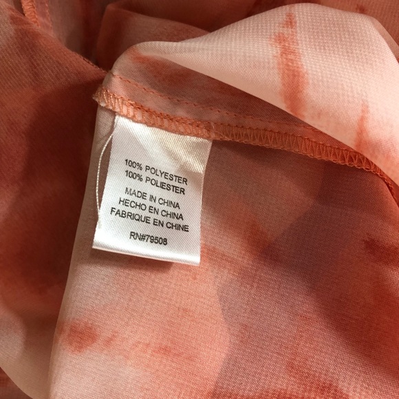 Violet + Claire large orange blouse (#27) - Picture 8 of 8